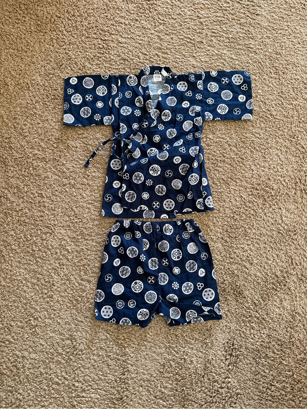 Kids Boys Yukata Japanese Pajama Set